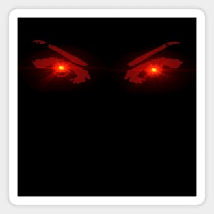 Devil Eyes In The Dark Magnet